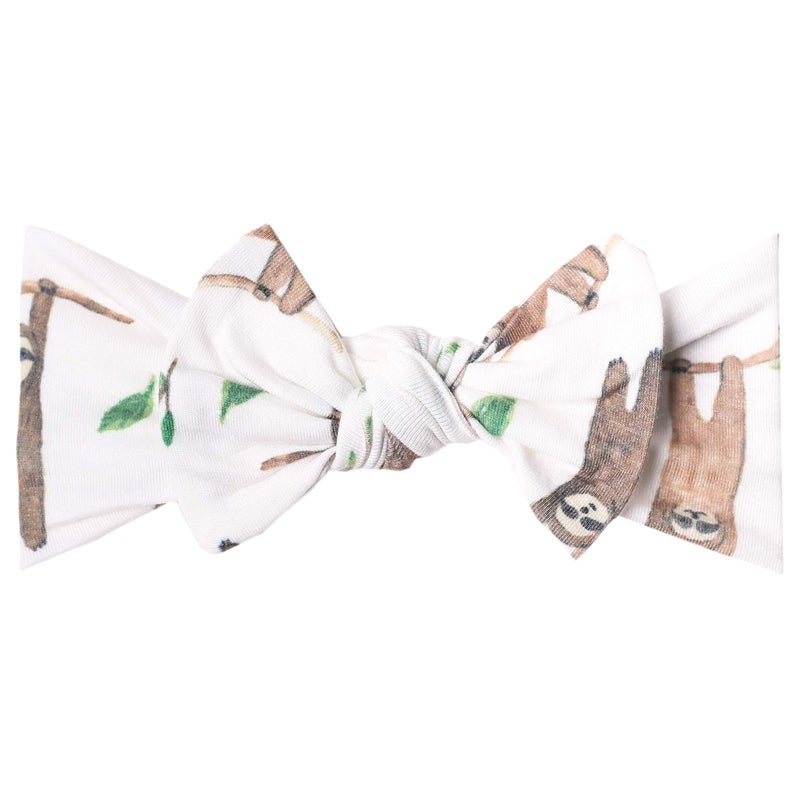 Copper Pearl Baby Bows: Stylish Headbands for Baby Girls, Premium Soft and Stretchy Baby Headbands, Perfect for Newborns, Trendy Designs - Noah - Image 1
